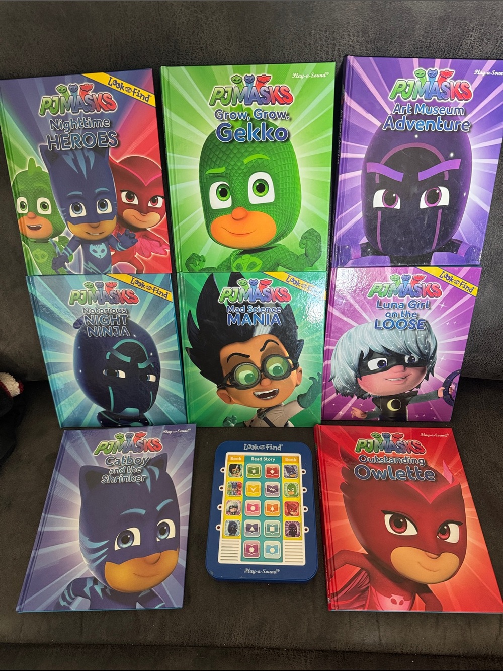 Disney PJ Masks 8 Book Look and Find Complete Collection
